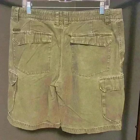 Men’s Columbia Shorts Size 34 Green - Picture 4 of 5